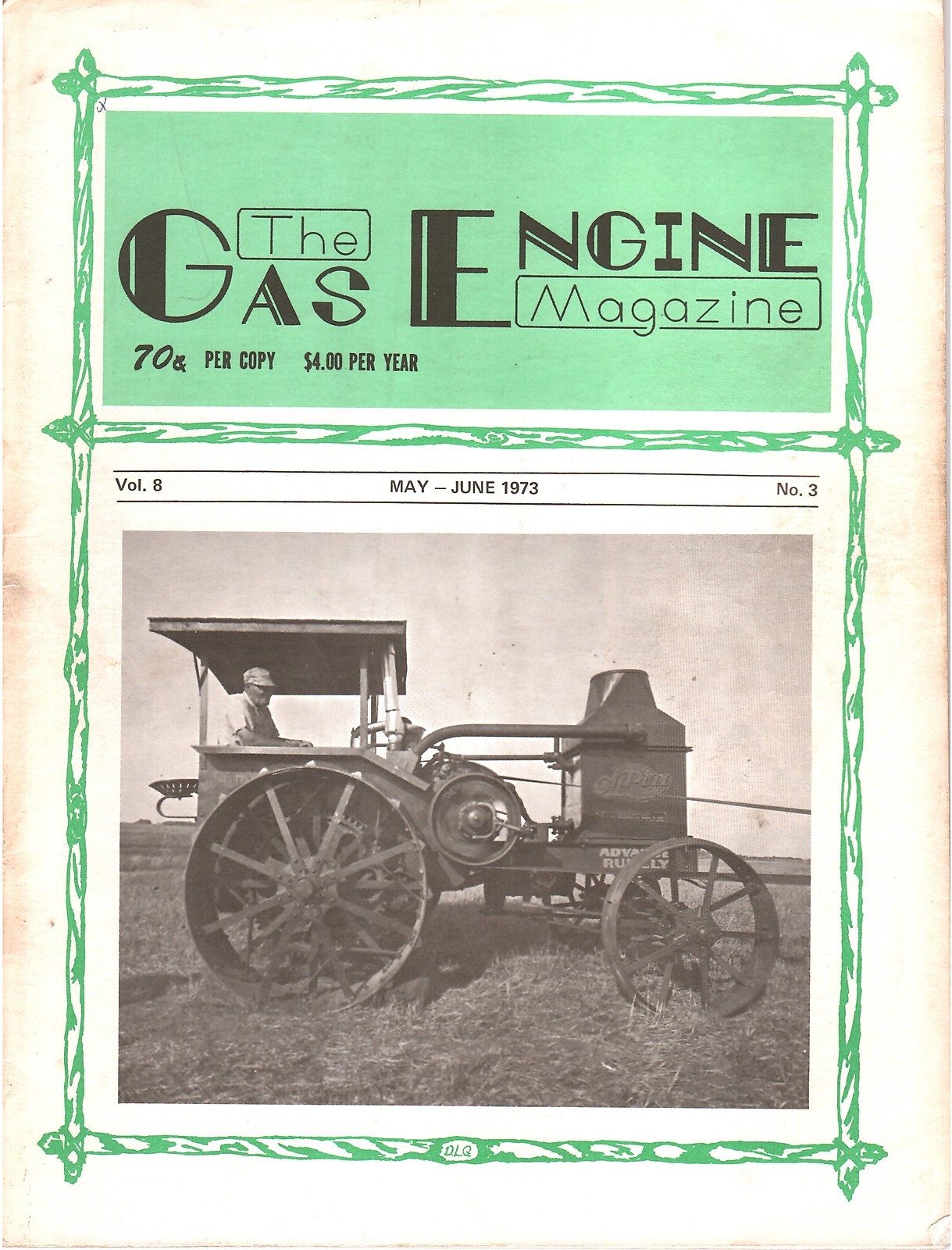 Wallis Tractors, Rumely Oil Pull Model E, Economy Engine, Root & Van Dervoort