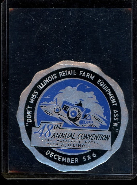Illinois Retail Farm Equipment Convention Foil Posterstamp
