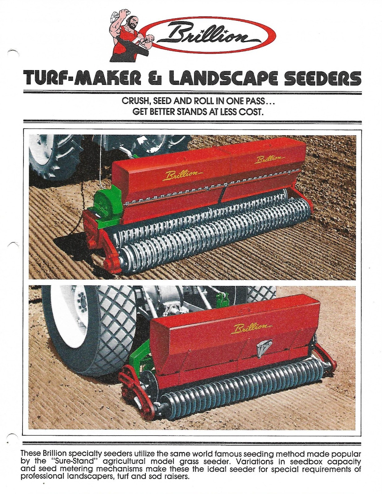Farm Implement Brochure – Brillion – Turf-Maker – Landscape Seeders (F9091)