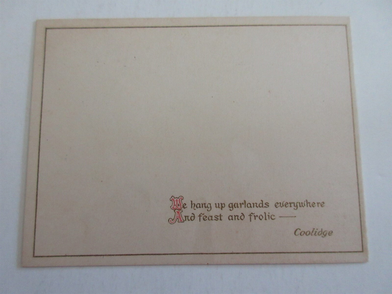 FARM JOURNAL Philadelphia PA Trade Card Christmas Advertising Agriculture Vtg