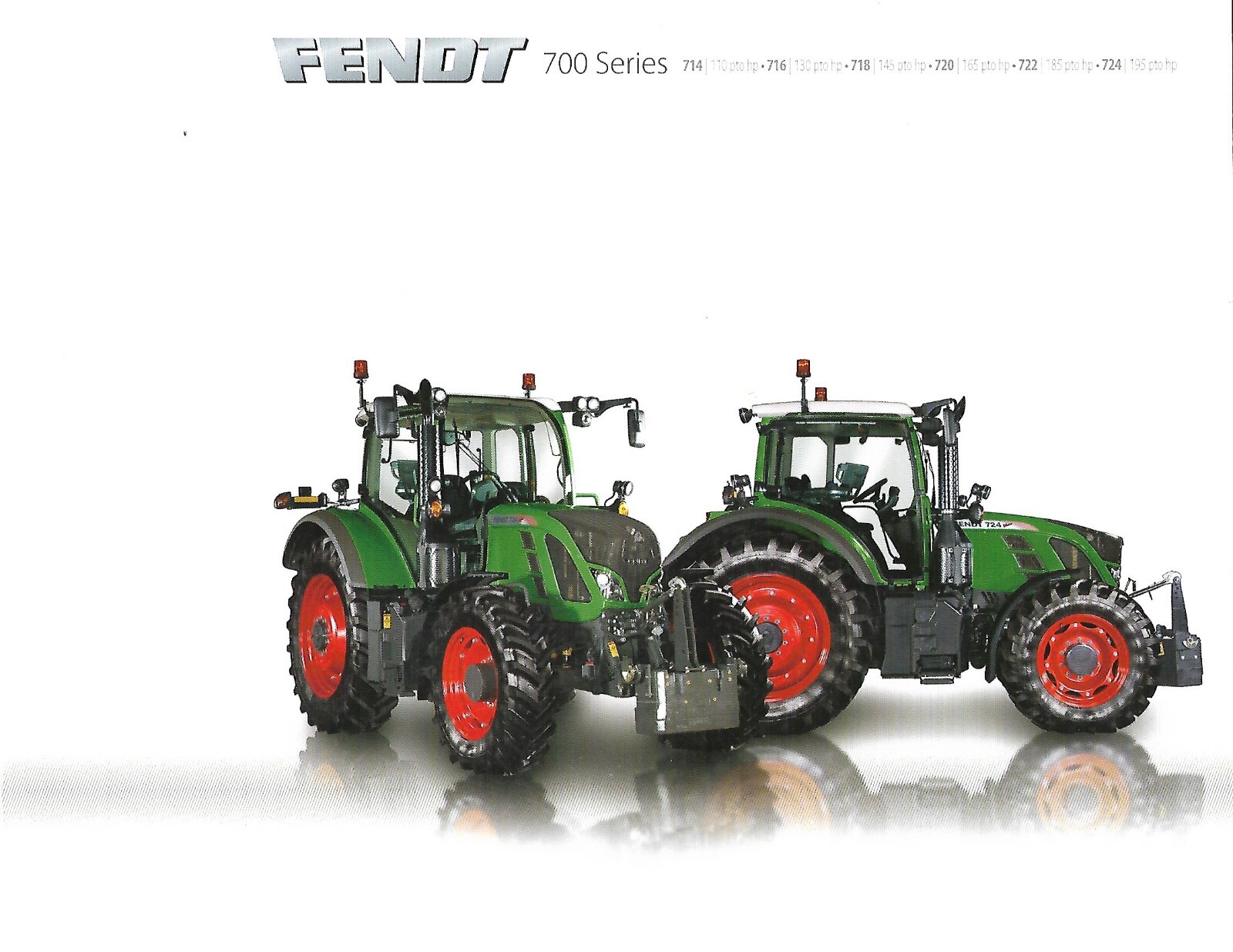 Farm Tractor Brochure – Fendt – 714 et al – 700 series – 2012 (F7788)