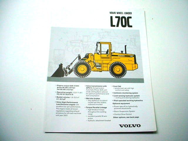 Volvo BM L70C Wheel Loader Brochure
