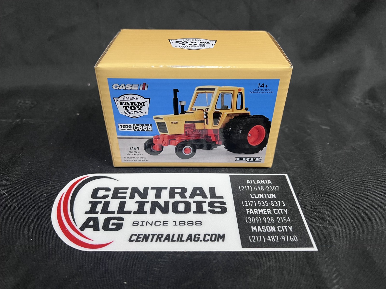 CASE IH 1070 NATIONAL FARM TOY MUSEUM 1/64 SCALE DIE-CAST METAL REPLICA ZFN44472