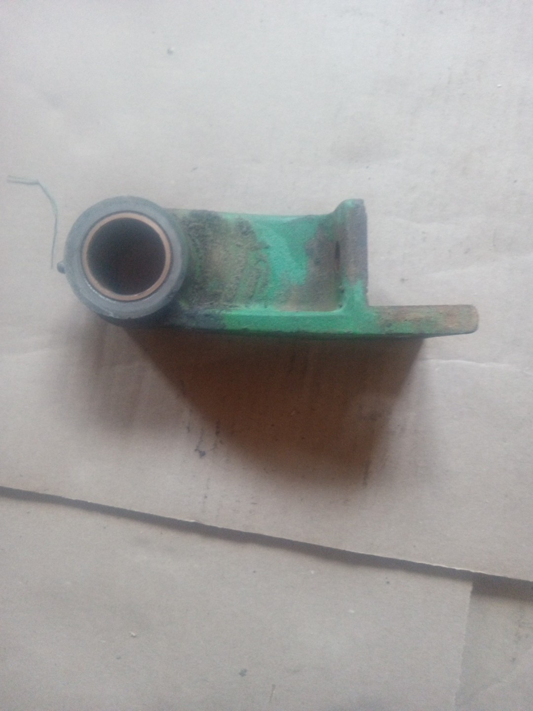 John Deere Support and Bushing Feeder House Front for a Late 14T Baler BP1623E