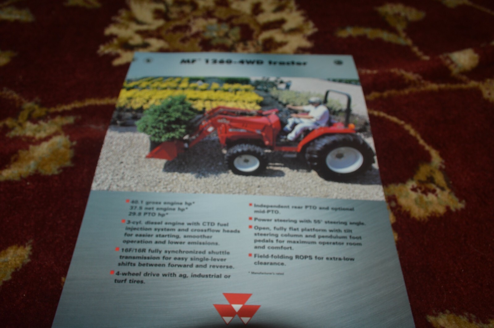 Massey Ferguson 1260 Tractor Brochure BASE ver2