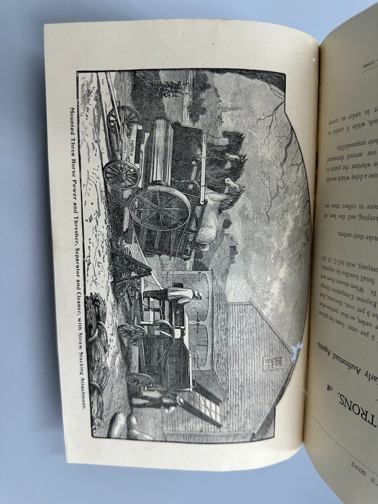 1897 GRAY&rsquo;s HORSE POWERS THRESHING & SAWING MACHINES Antique Advertising CATALOG