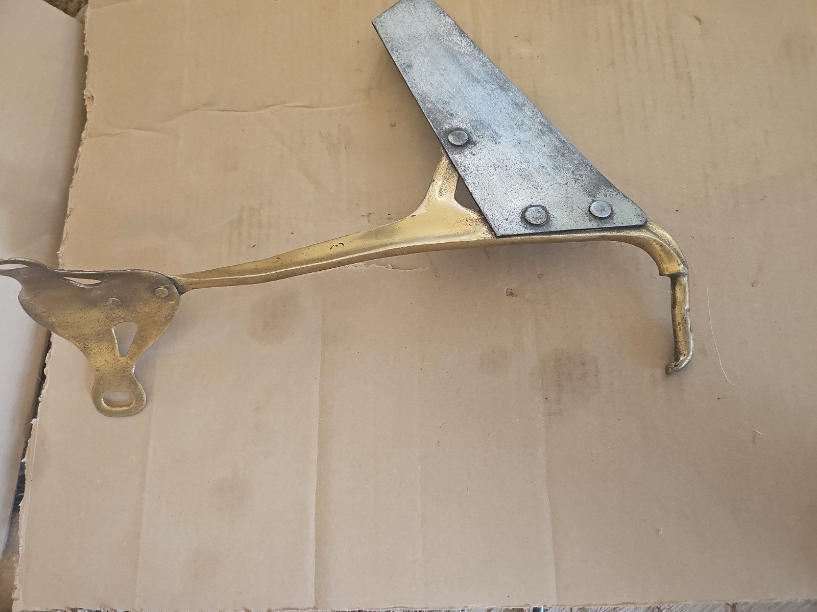 IZ MERRIAM Leg Type CORN CUTTER Cane Sorghum Primitive 1892 Whitewater WI
