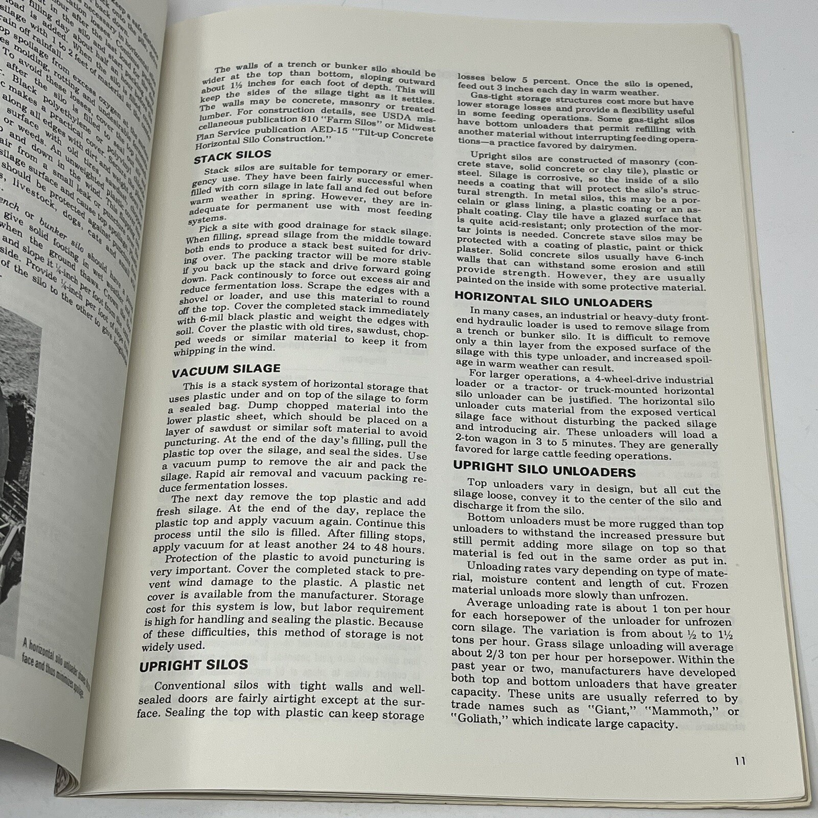 1972 Silage Production & Use Equipment Feeding Iowa State Informational Booklet