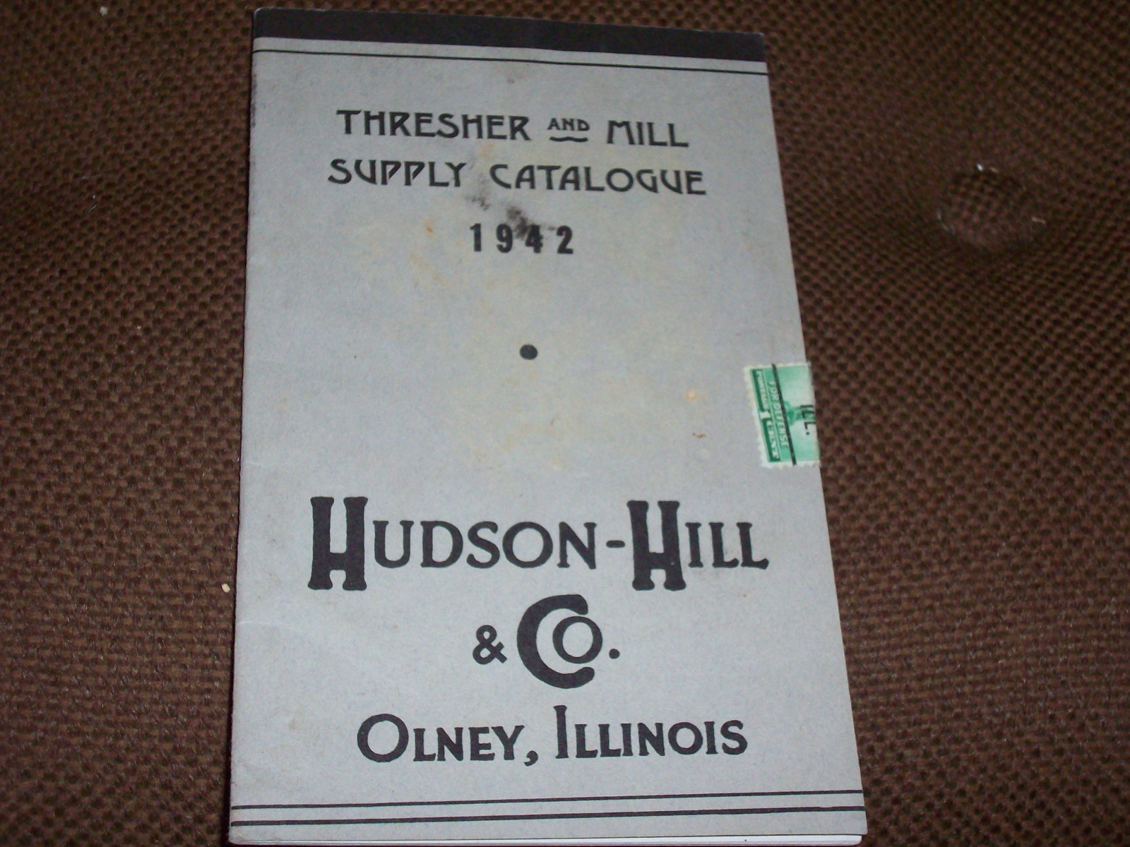 1942 Hudson-Hill & Co. Thresher & Mill Supply Catalog