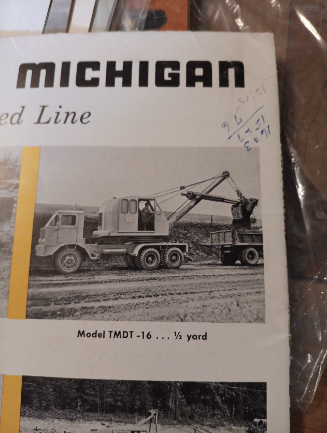 Clark Michigan Large Poster Power TRAINS for Wheel Loader