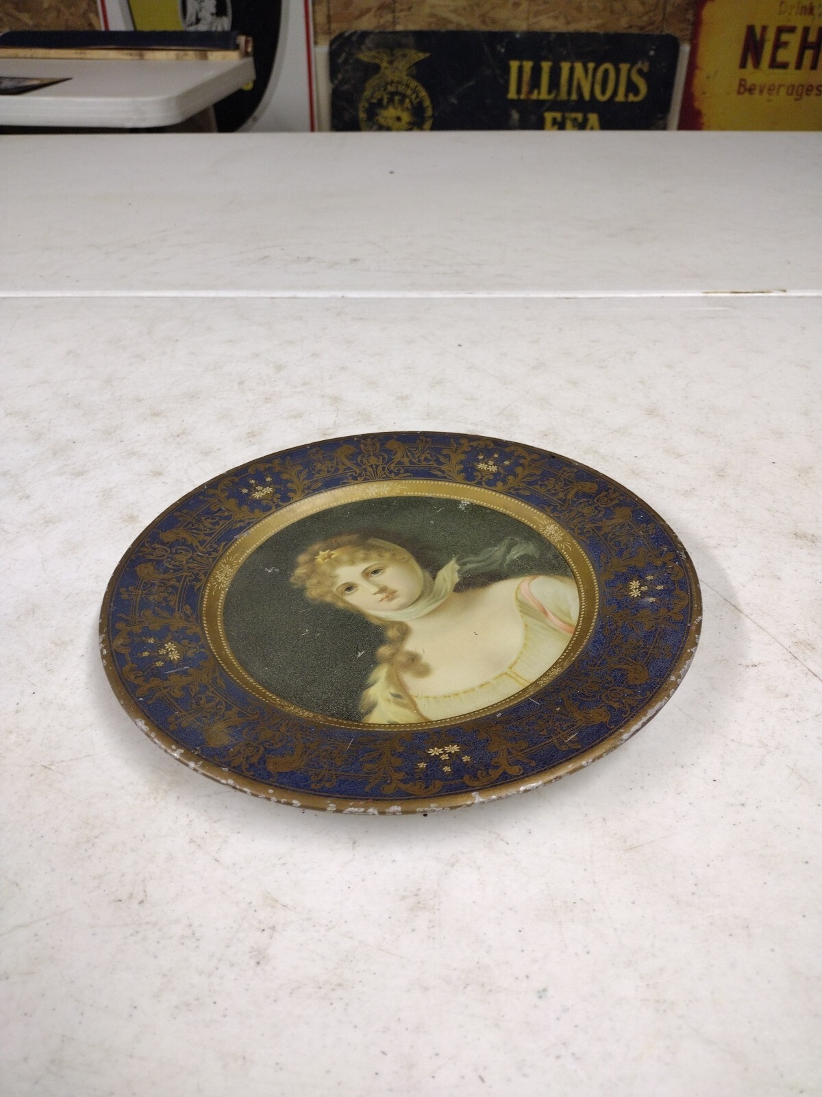Antique Emerson-Newton Co. Kansas City MO Implement Advertising Vienna Art Plate