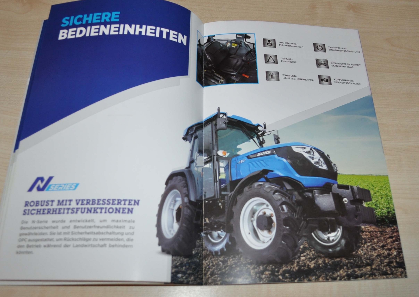 Solis Model Rande DE Tractor Brochure Prospekt India