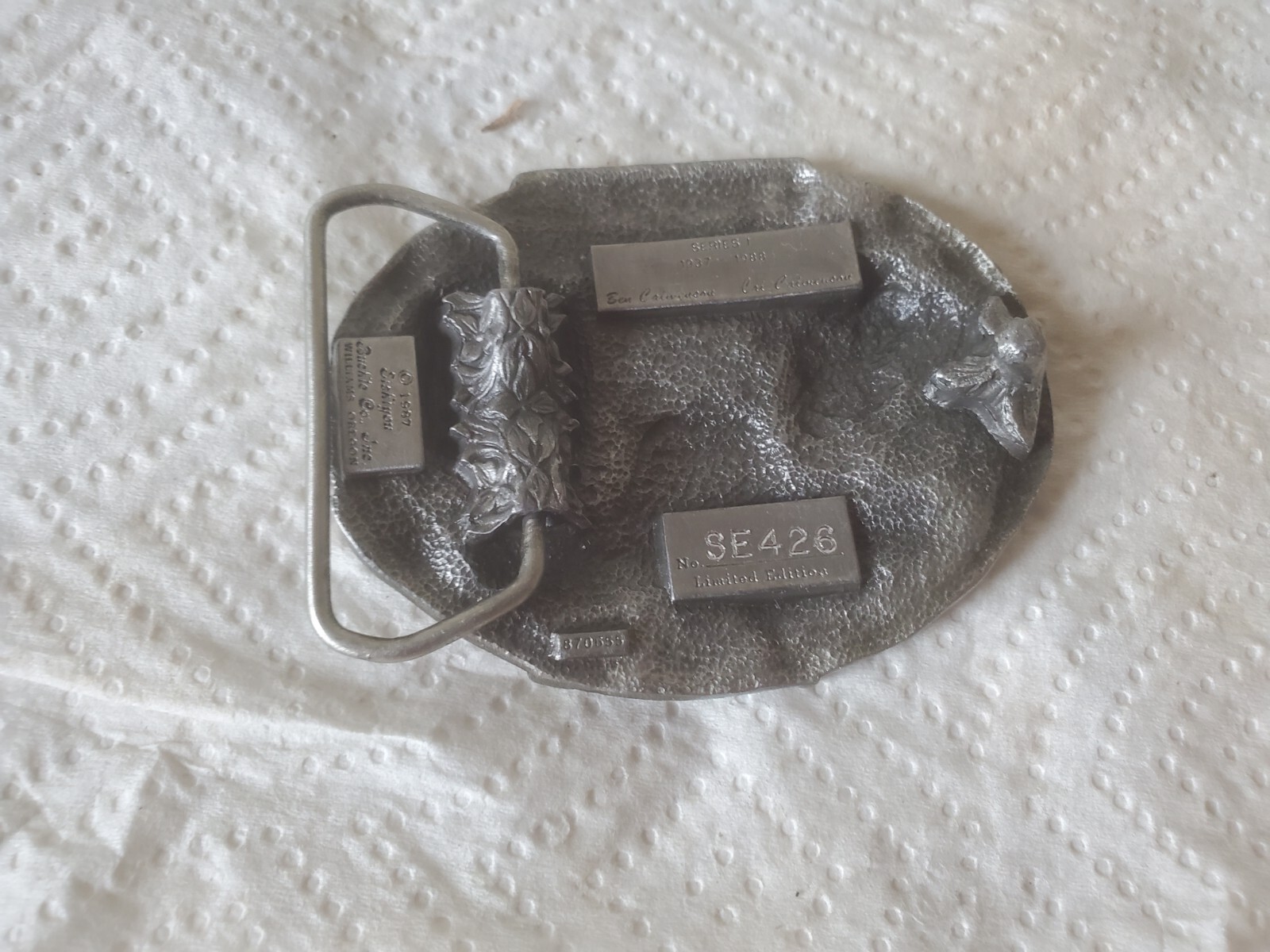 Metal Belt Buckle TISCO 51 Years Tractor Implement Supply Company #2