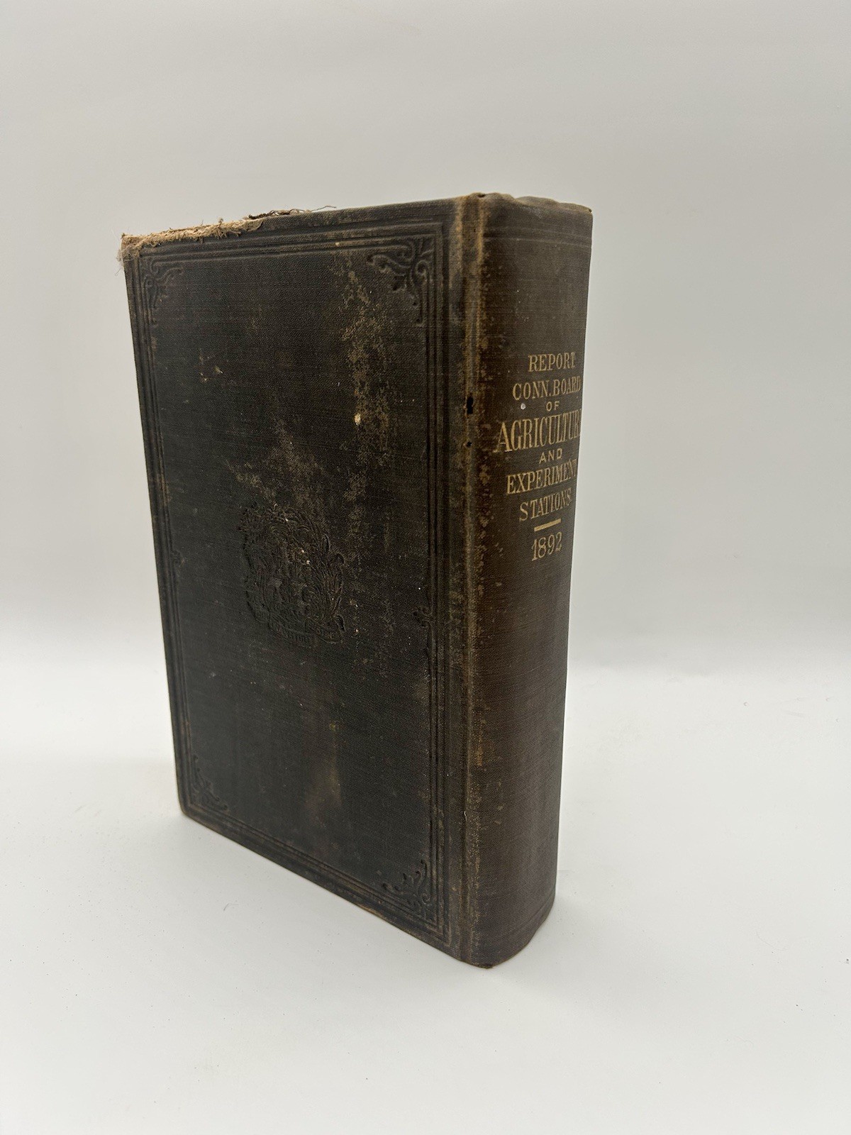 Report of Connecticut Board of Agriculture & Experiment Stations 1892 Antique