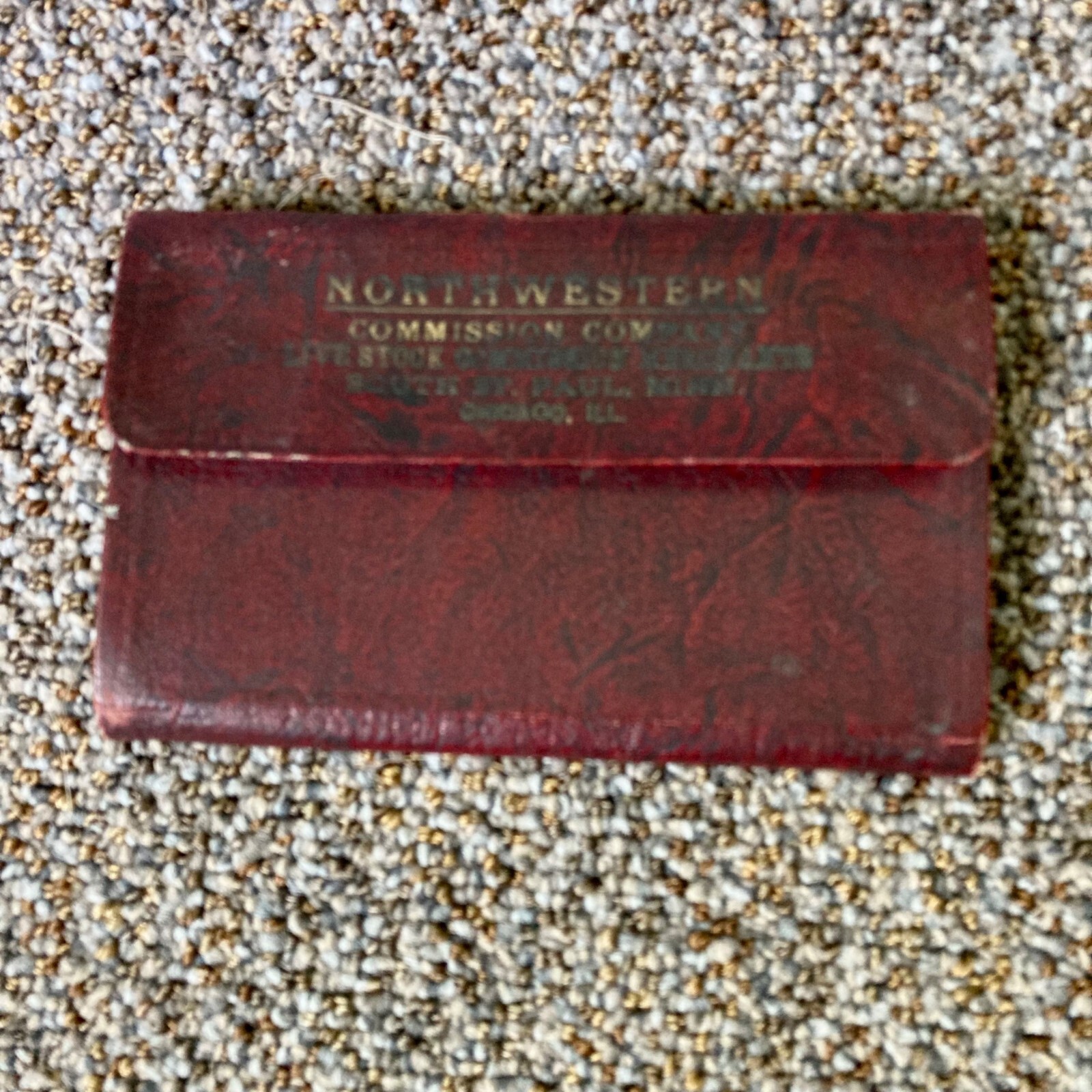 Vintage Northwestern Commission Company Livestock Ledger Receipt Book 1927-1928