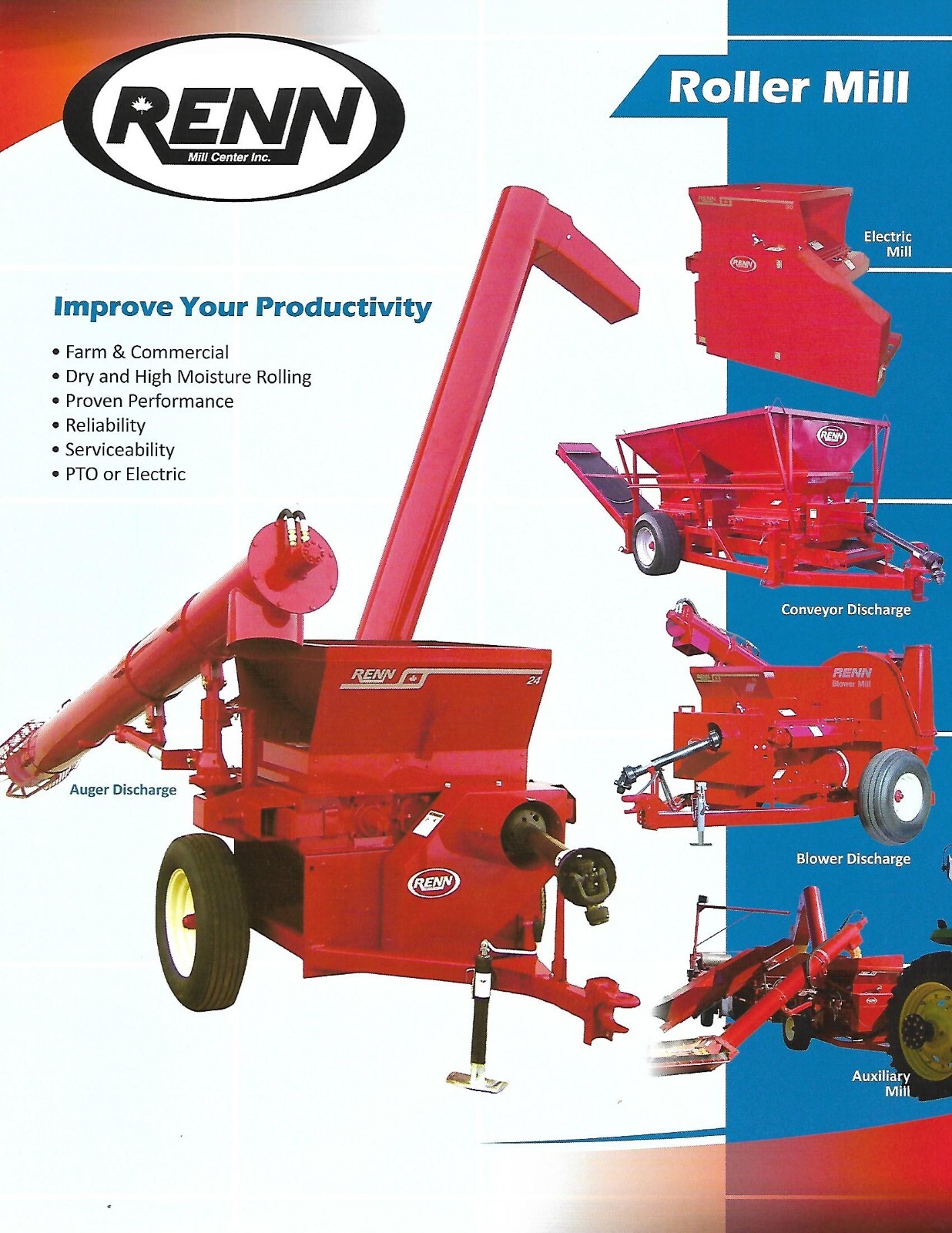 Farm Equipment Brochure – Renn – Roller Mill – 2013 (F9019)