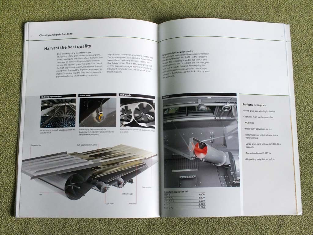 FENDT C-Series Grain Combine Argicultural Farm Equipment Brochure 2015