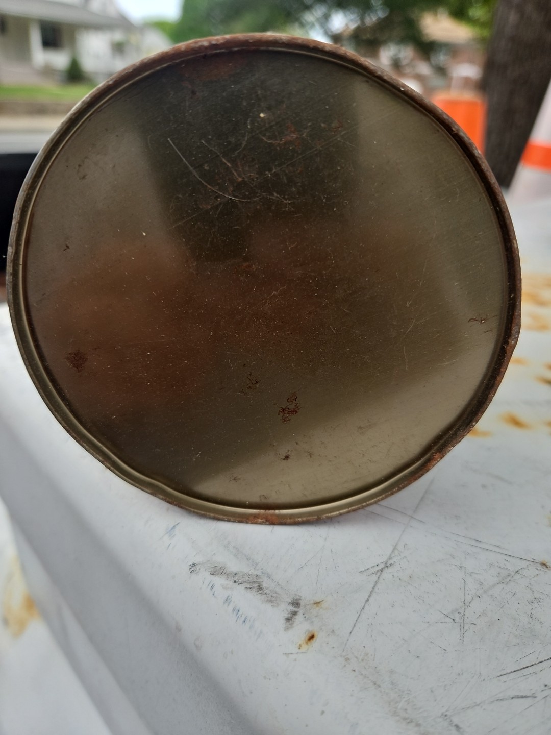 1 ESSO TOP CUT OPEN EMPTY Vintage Metal Can
