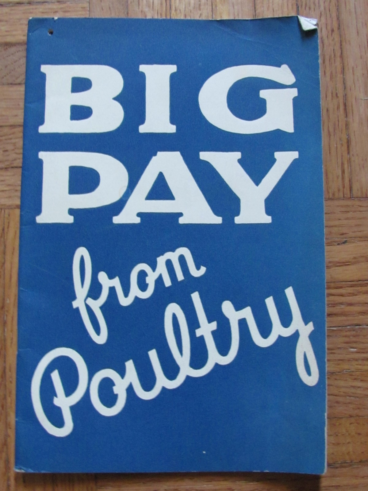 1937 MOORMAN MFG CO QUINCY BOOKLET BIG PAY FROM POULTRY FARM CHICKEN CARE INFO