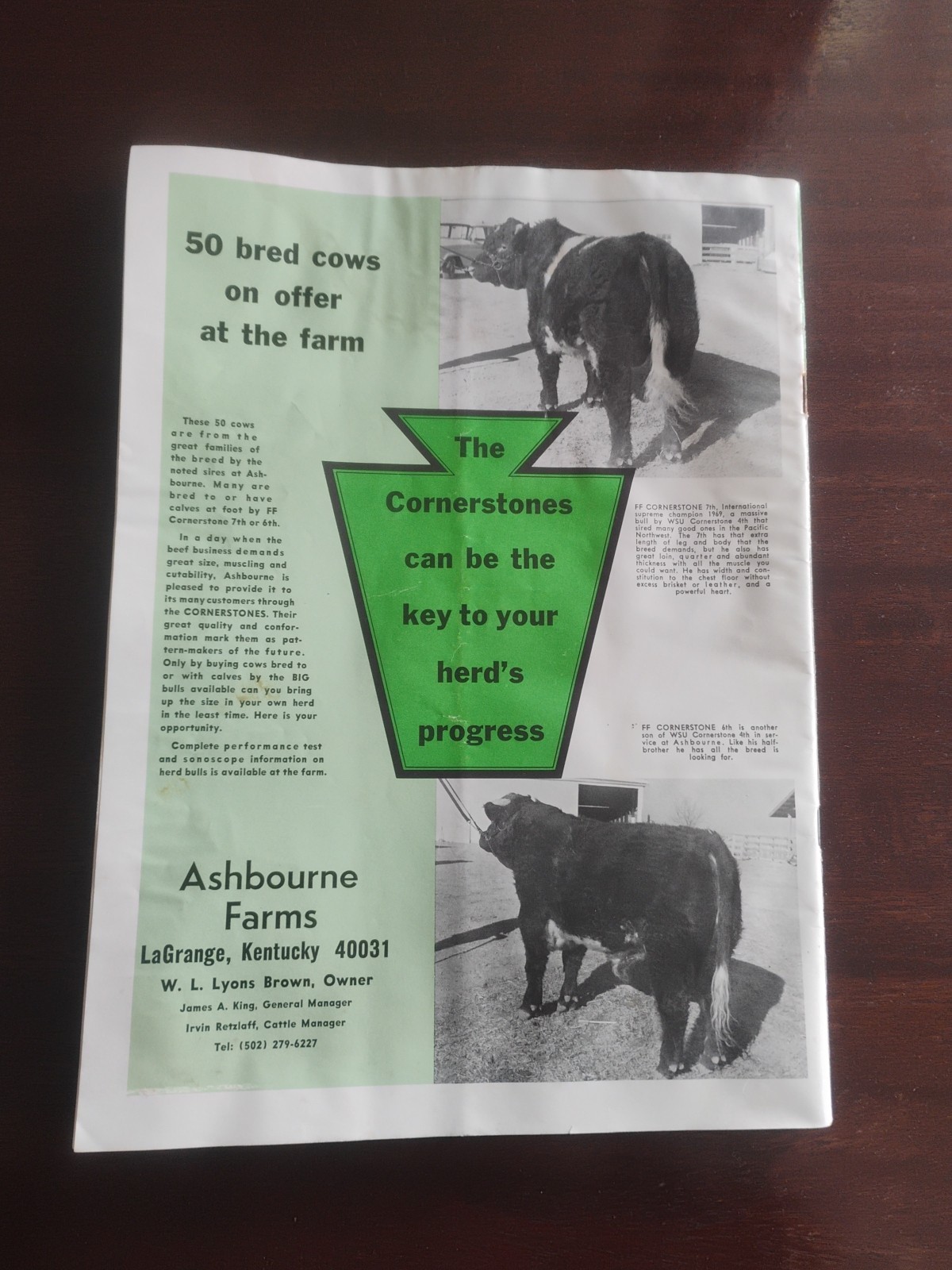 The Shorthorn World Nov.1,1970 Shorthorn Magazine Breed Publication