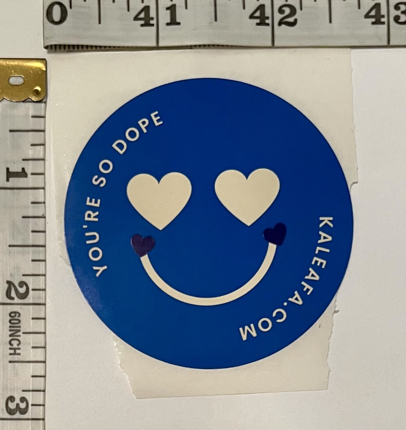 Kaleafa MJ Dispensary GLOSSY PAPER STICKER- OREGON, USA CANNABIS ADVERTISEMENT