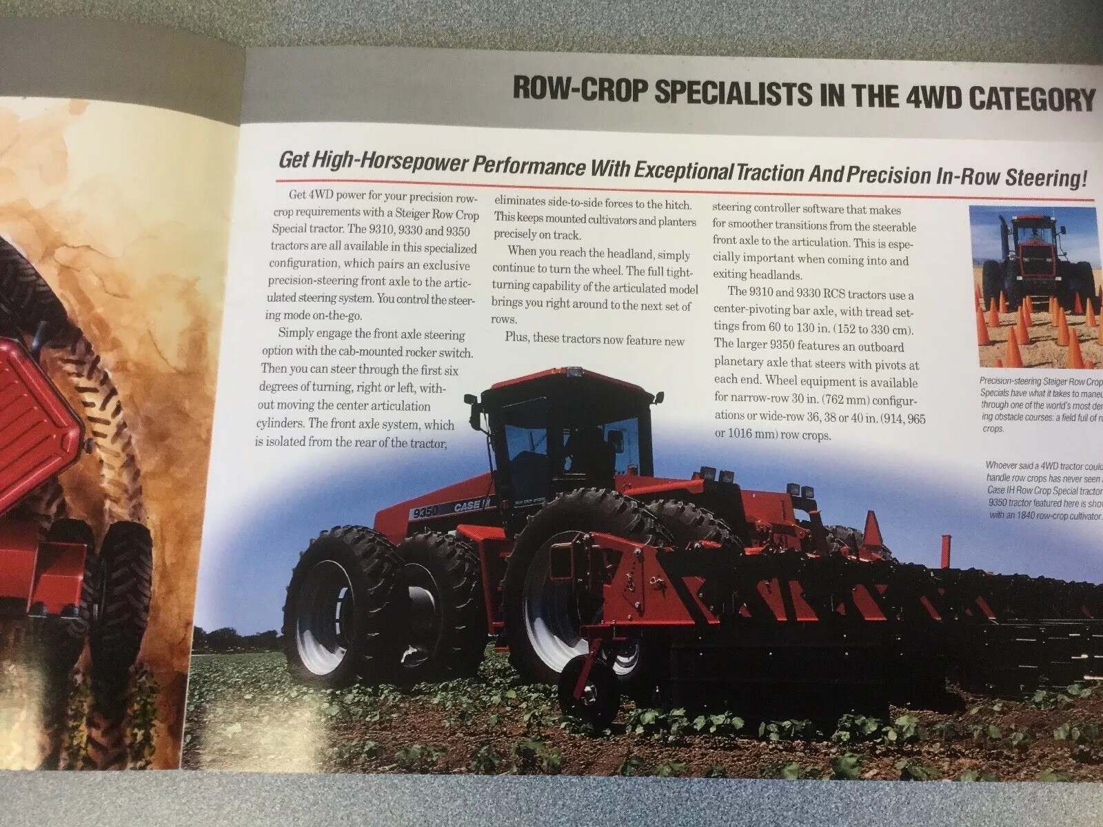 STEIGER 9300 SERIES 4WD 44 PAGES 1996 RARE SALES BROCHURE