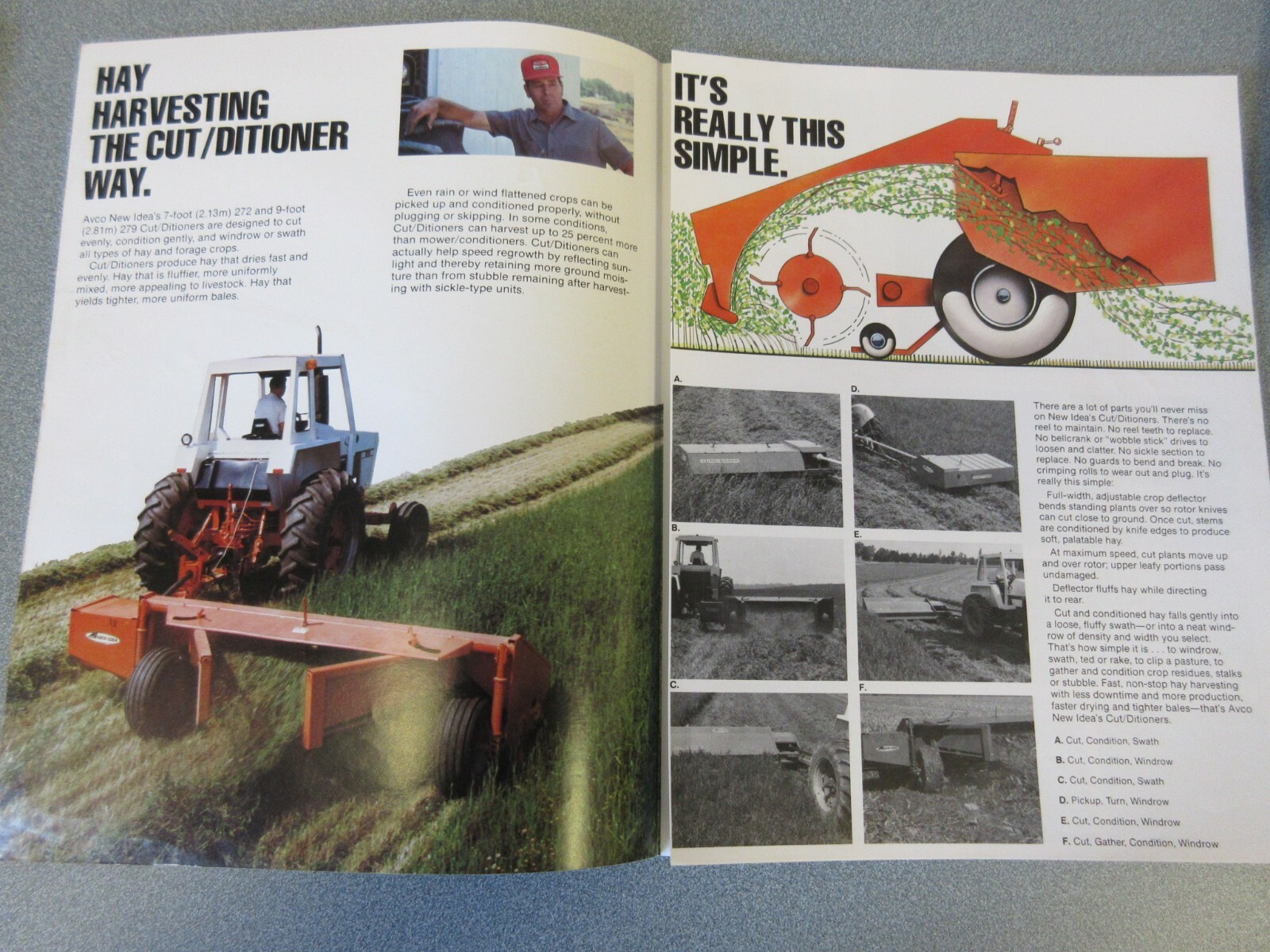 Avco New Idea Cut/Ditioners Sales Brochure