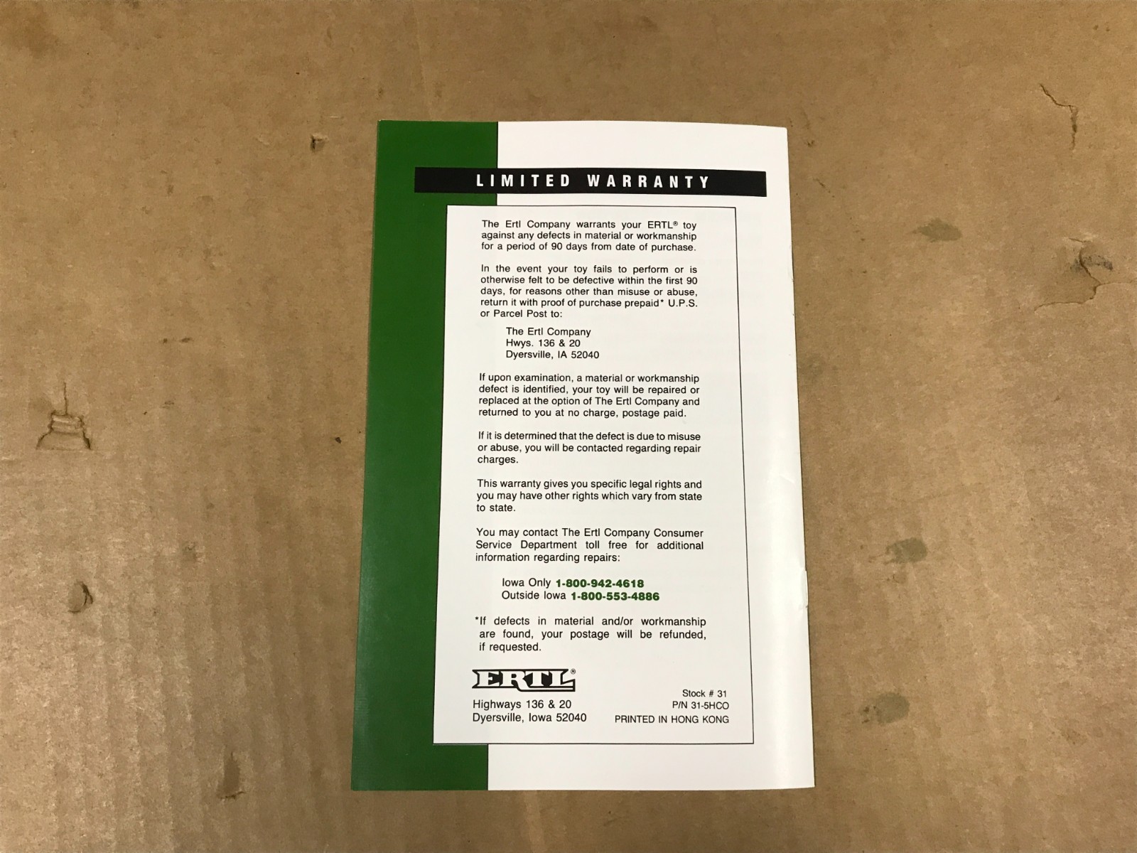 Vintage ERTL R/C John Deere Tractor Owner&rsquo;s Guide