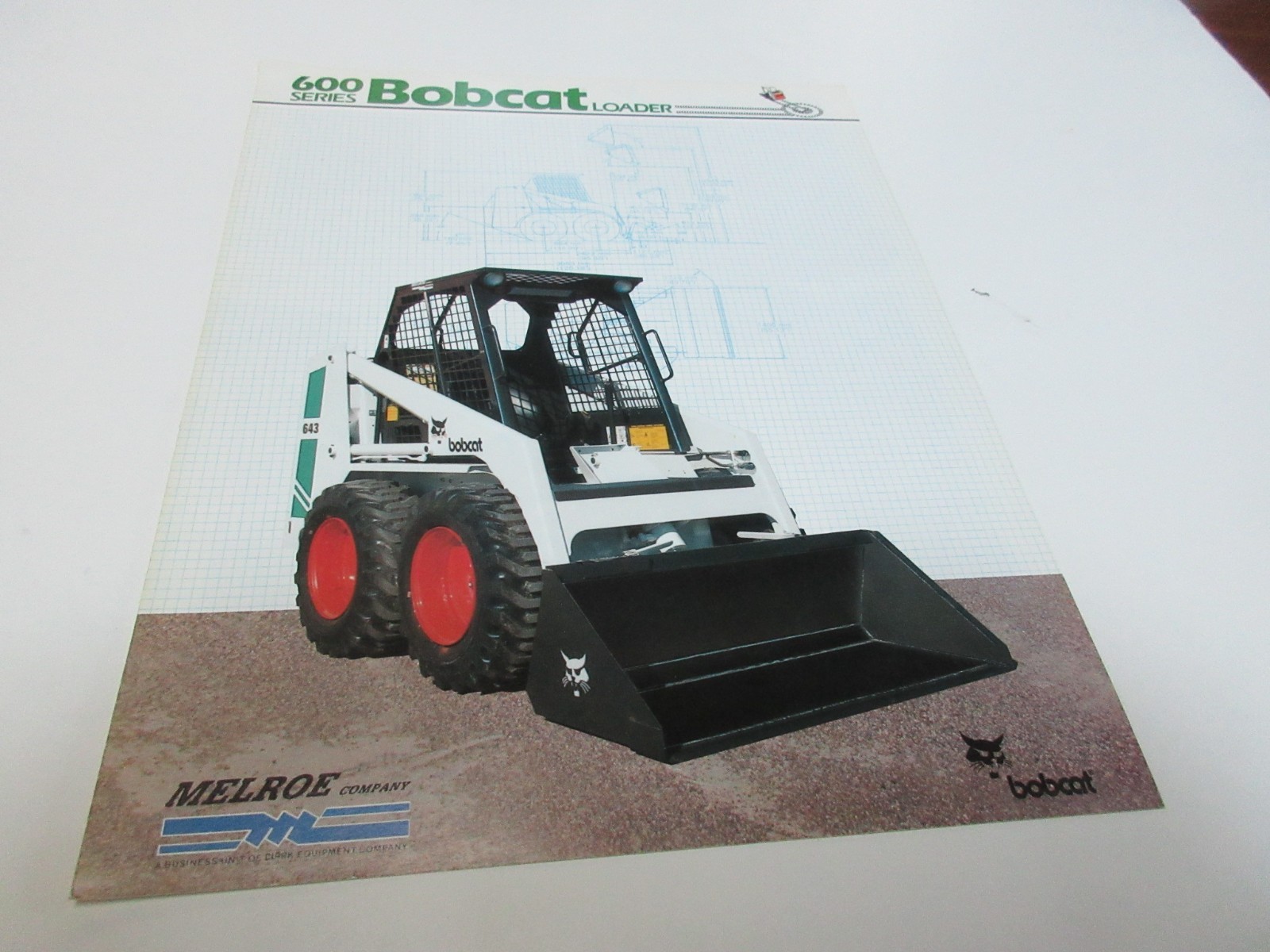 Bobcat 641, 642B, 643 Skid Steer Brochure 4 Page