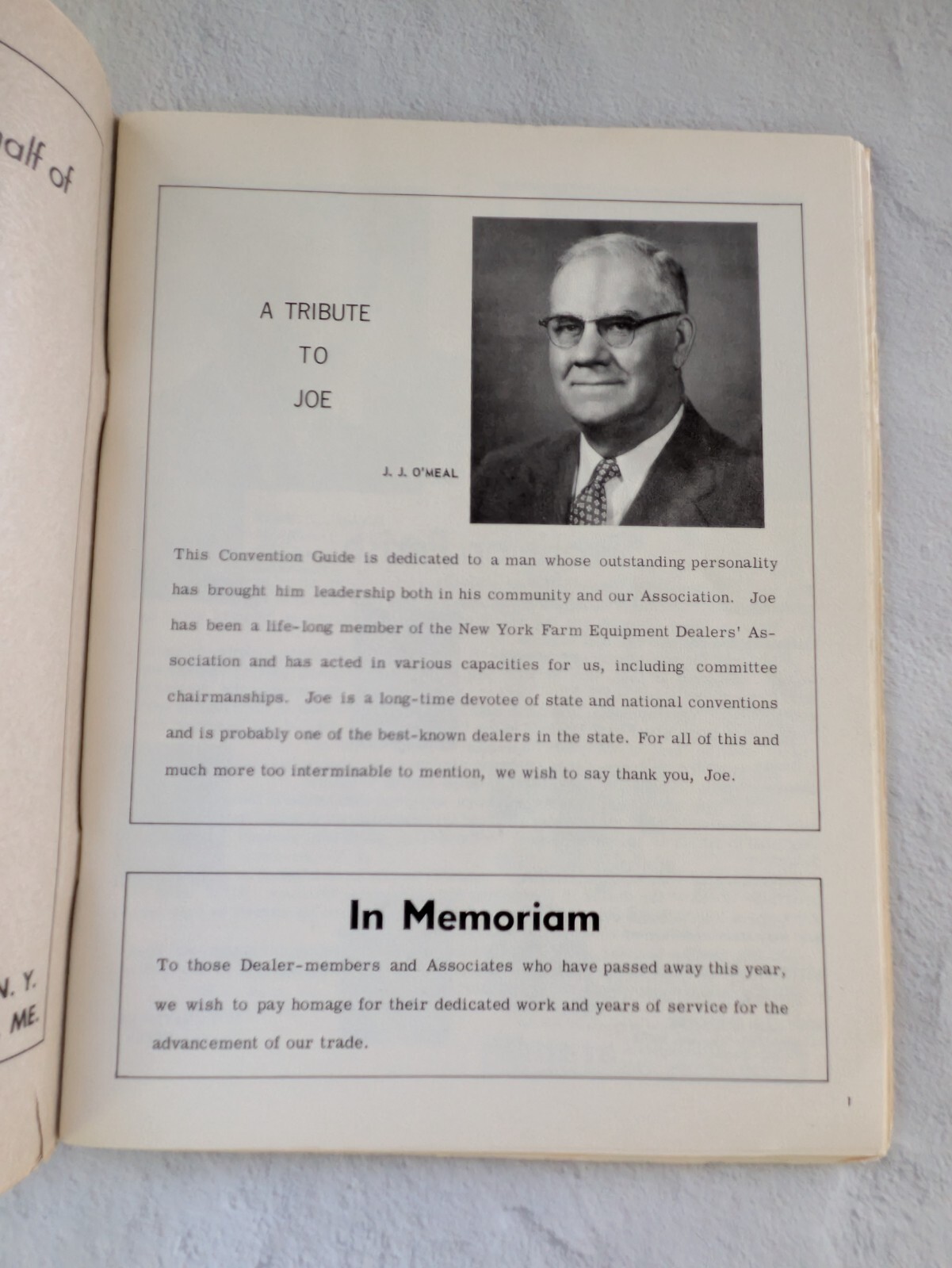 1962-63 New York Farm Equipment Dealers Association Convention Guide Concord