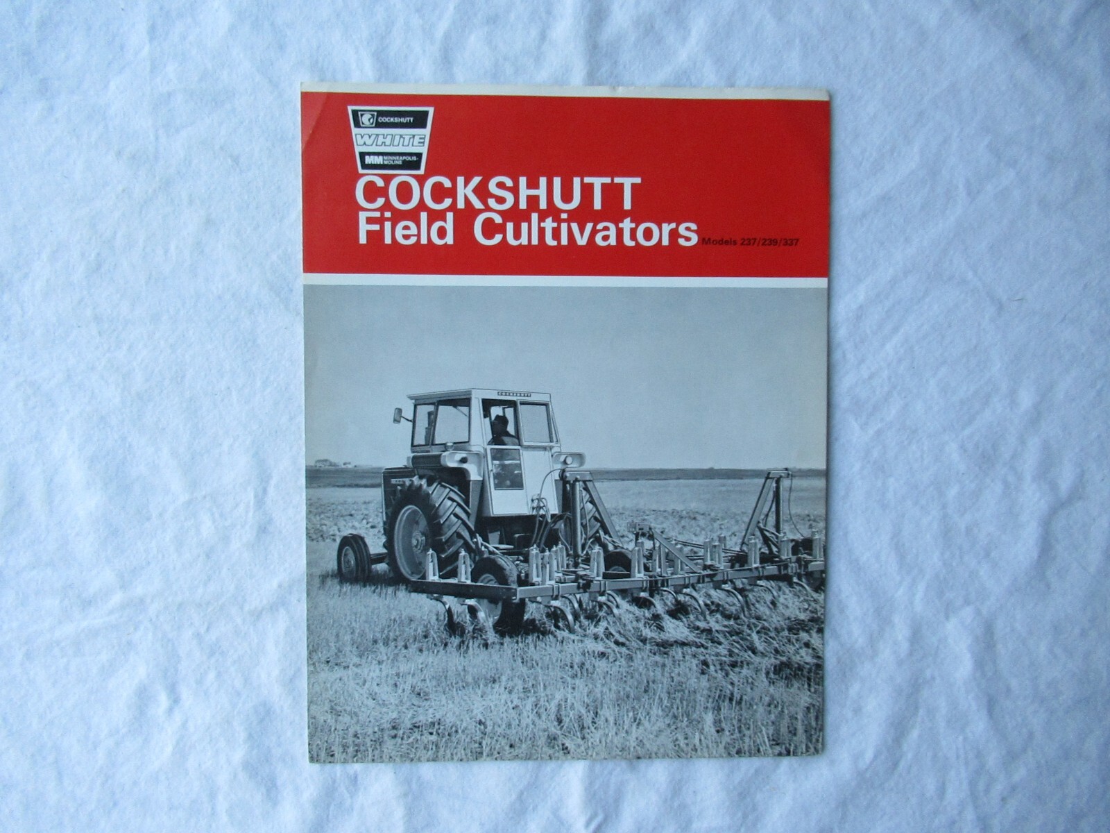 Cockshutt 237 239 337 field cultivators sales brochure factory original 4 pages