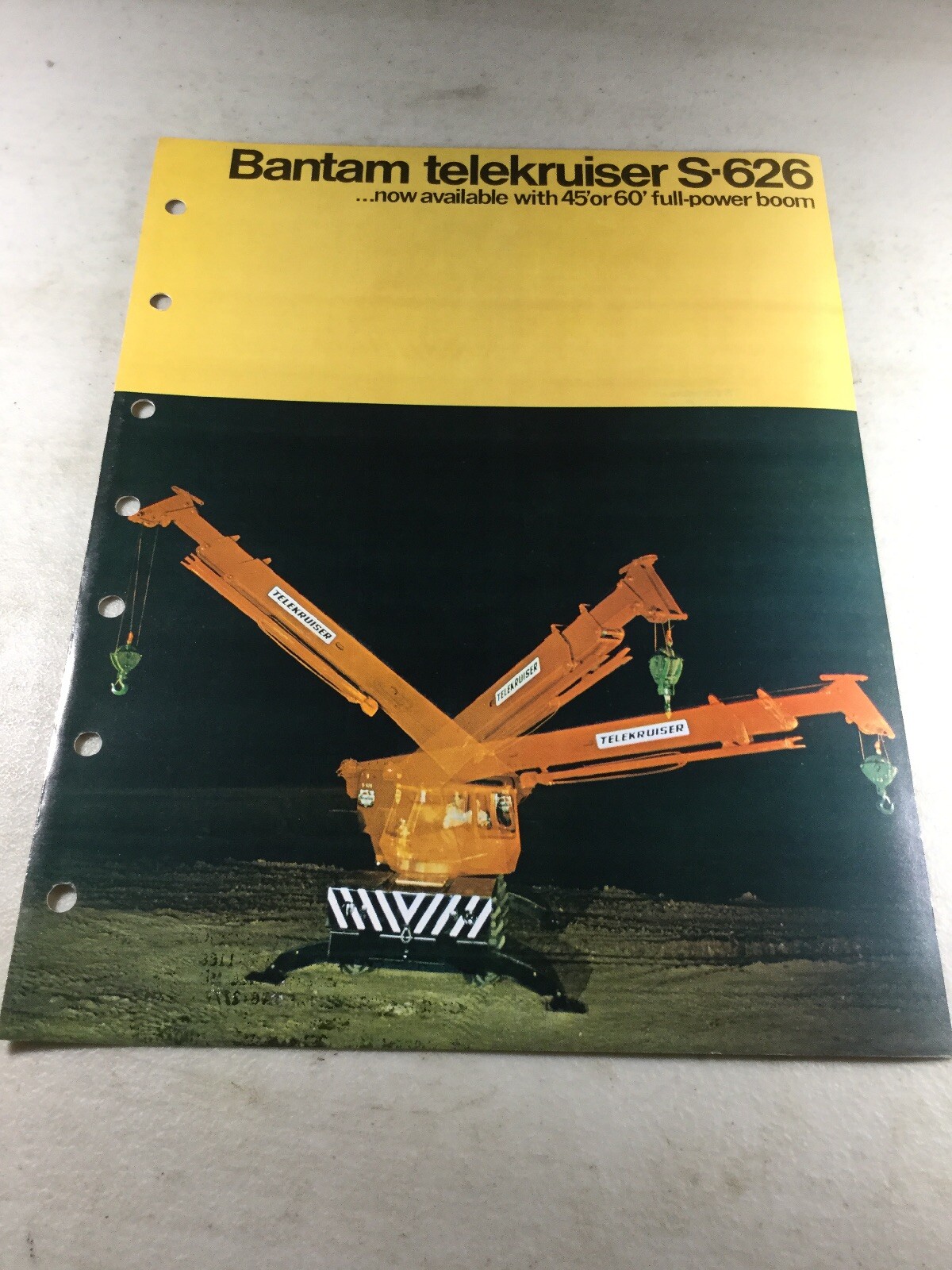 Bantam S-626 Telekruiser Sales Brochure, Literature
