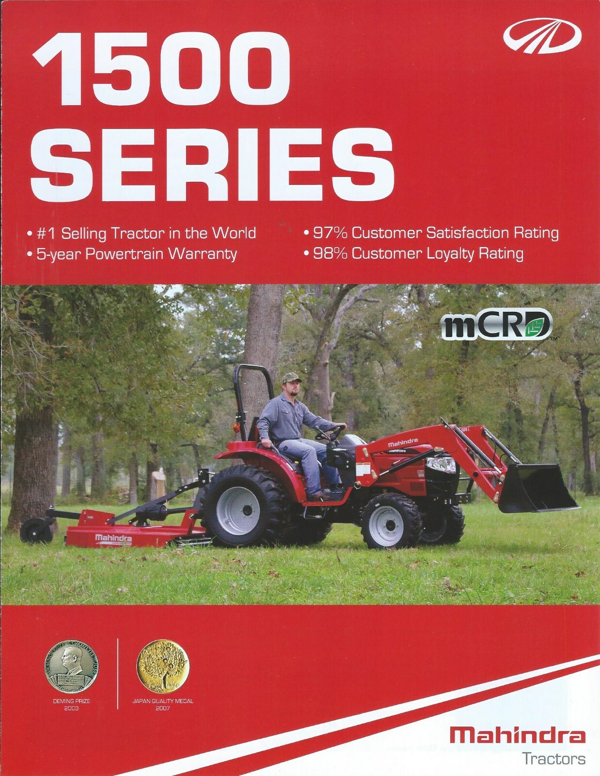 Farm Tractor Brochure – Mahindra – 1526 et al – 1500 series – 2016 (F7136)