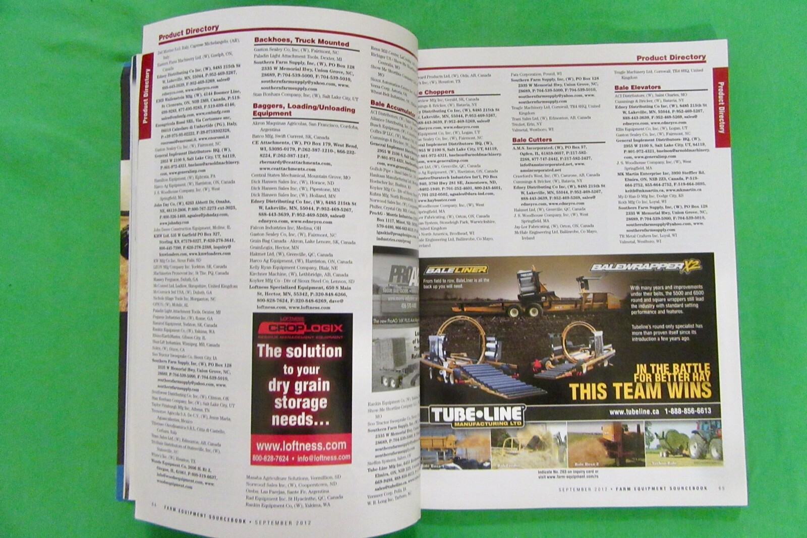 Farm Equipment Sourcebook 2013 ( September 2012) 9 Directories & 289 pages
