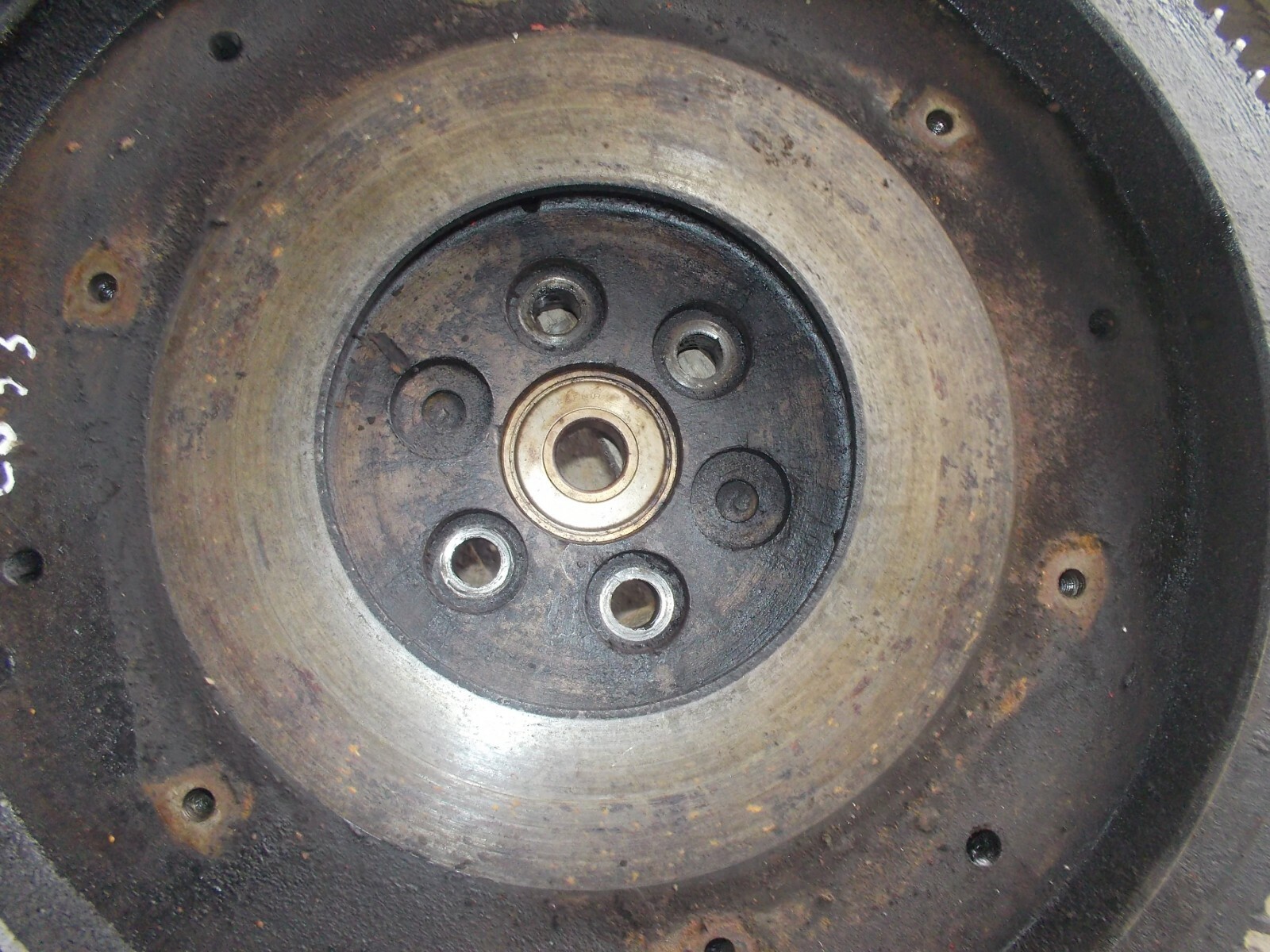 Cockshutt 30 tractor original engine flywheel and ring gear in good shape CS30