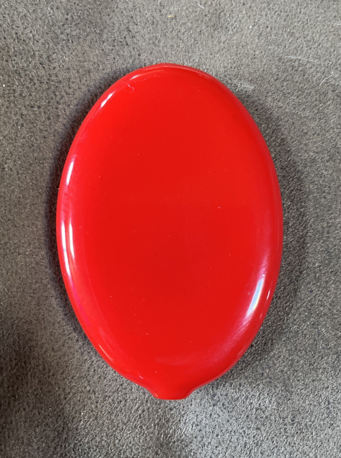 Vintage 70s Midland Cooperatives Red Vinyl Coin Pouch NOS