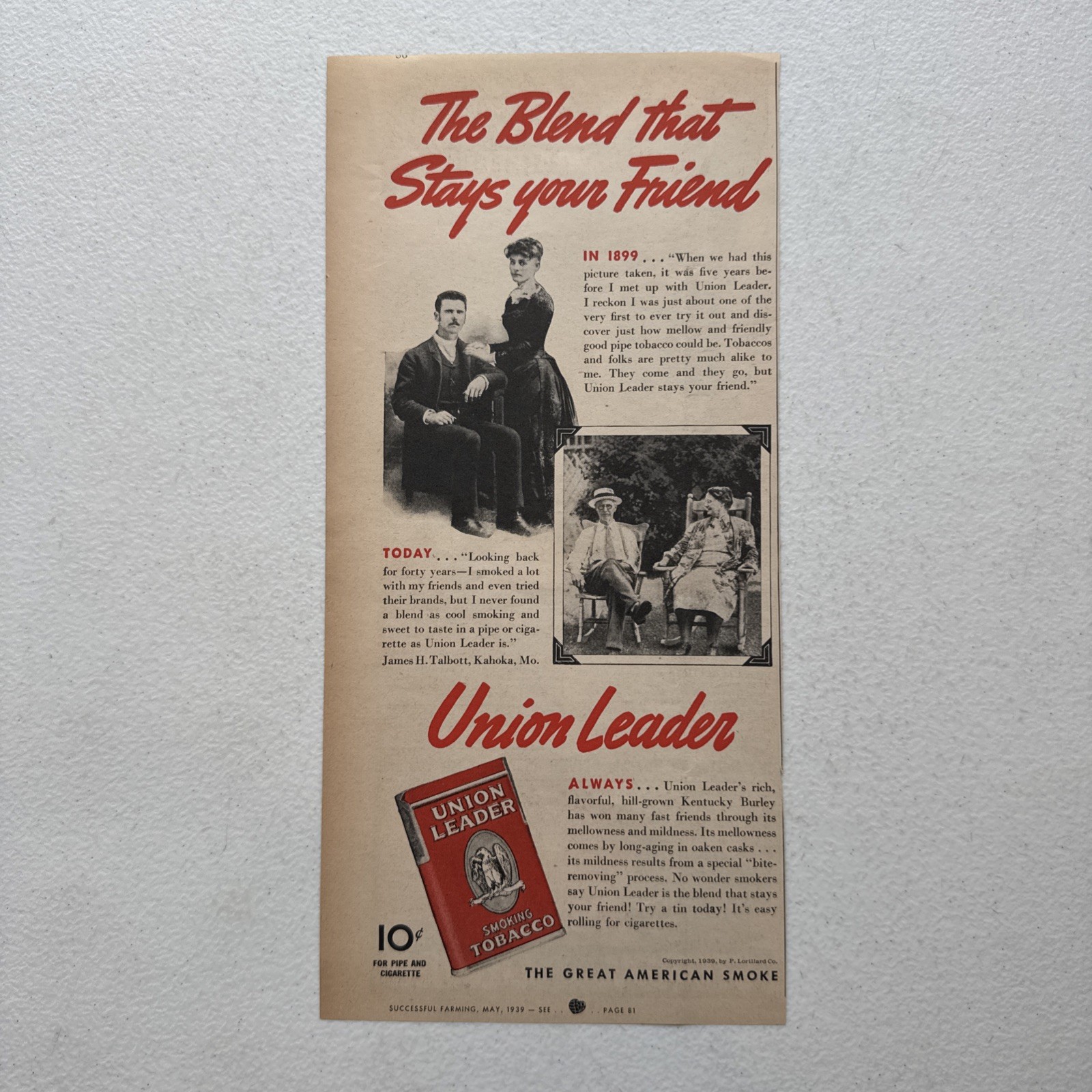 Oliver Farm Equip Co. Grain Masters Successful Farming May 1939 Advertisement