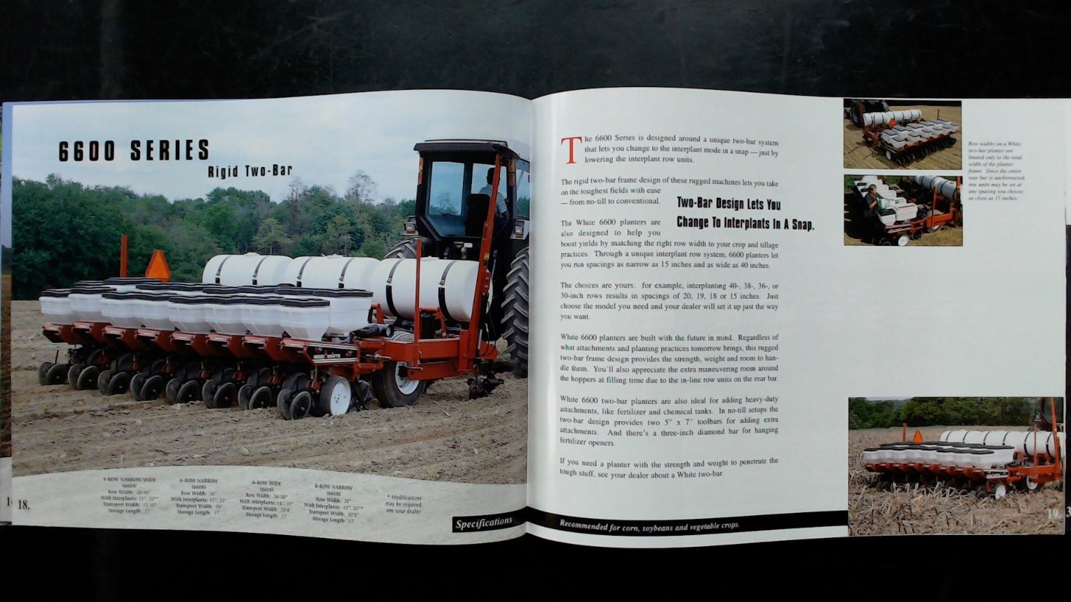 White Planters Brochure 6600 Series Precision Farming Agriculture