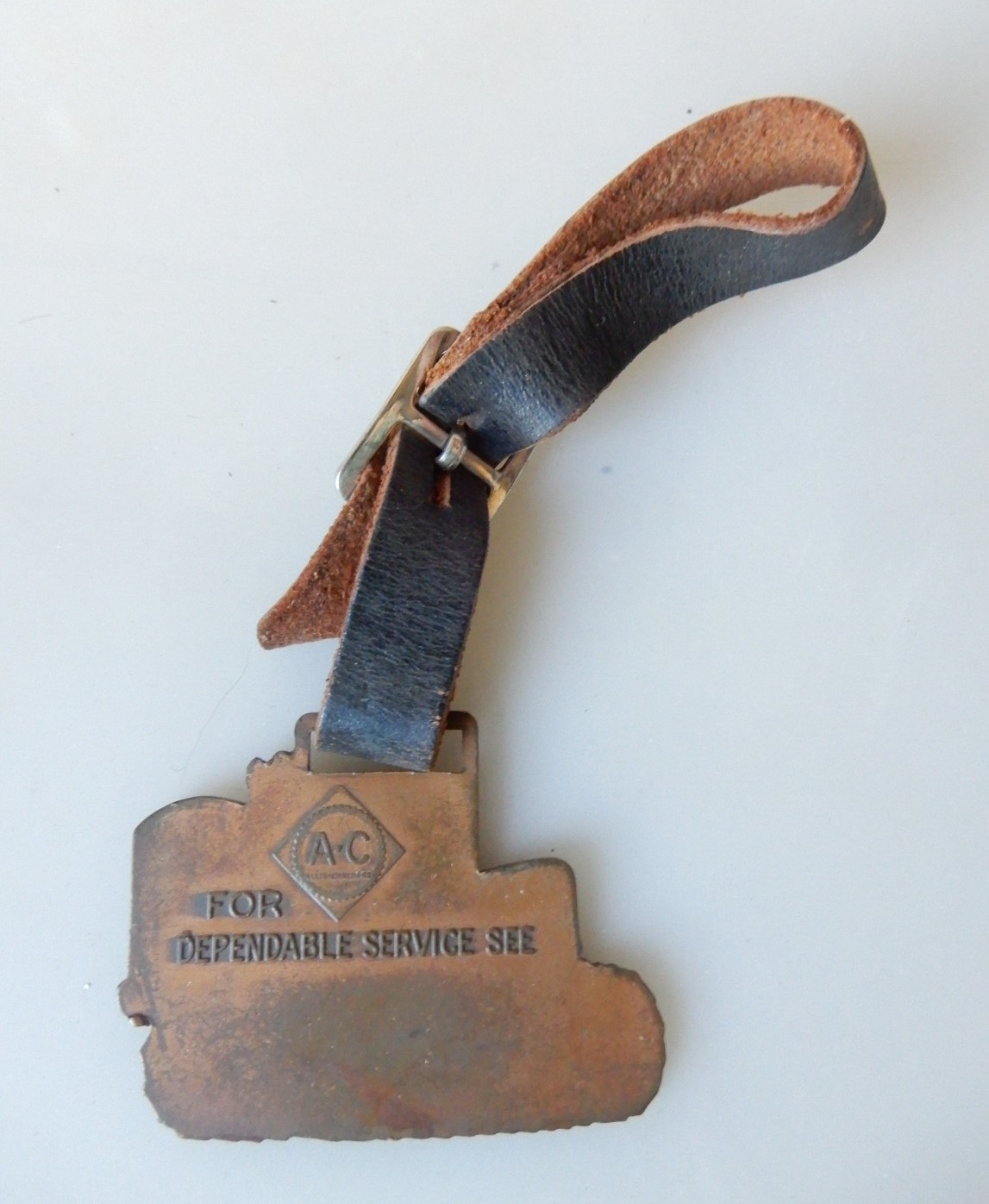 A/C For Dependable Service Heavy Equipment Brass Tag Allis Chalmers HD-20 Dozer