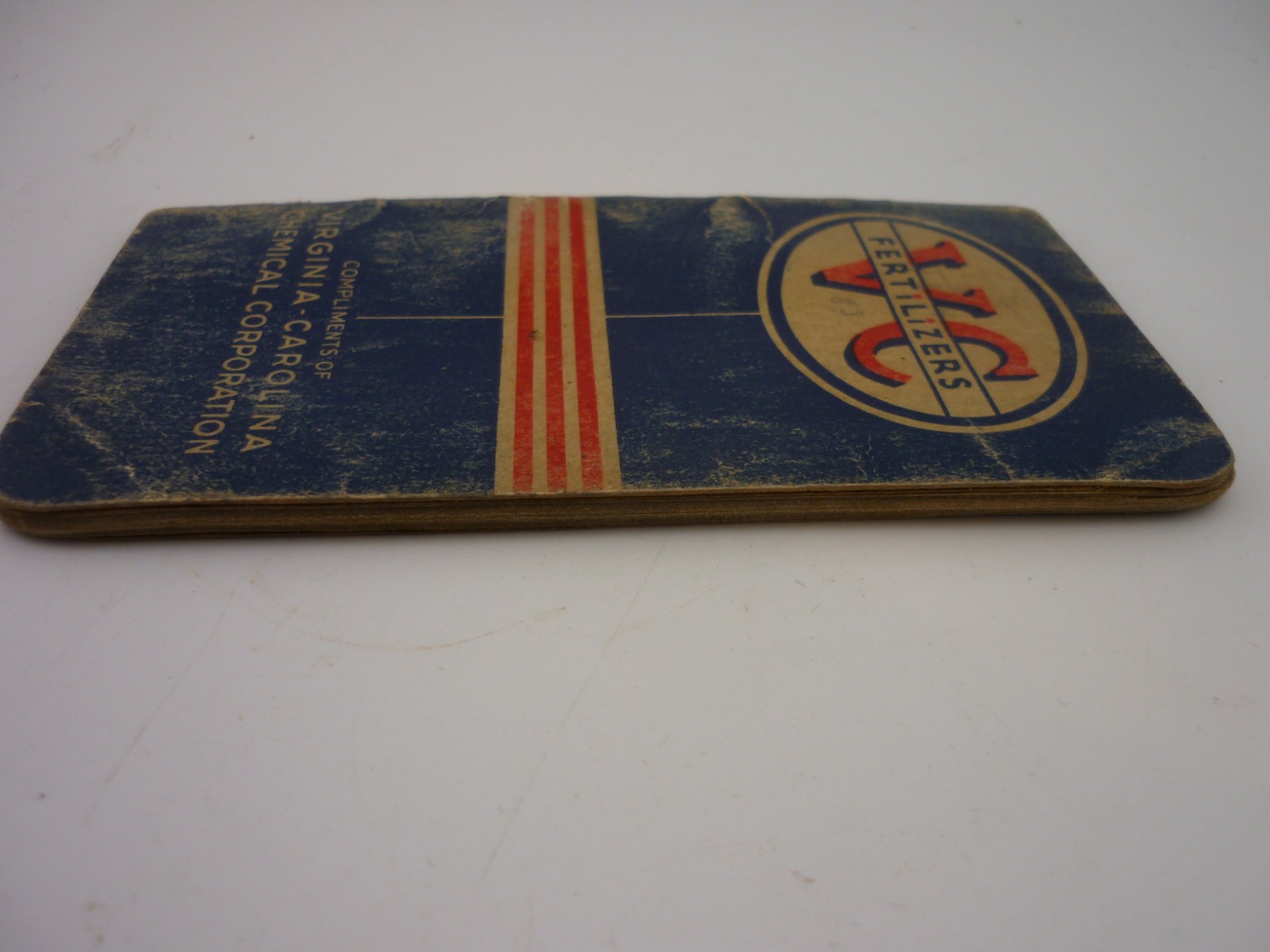 1941 V-C Fertilizers Pocket Notebook Tobacco Farm Advertising
