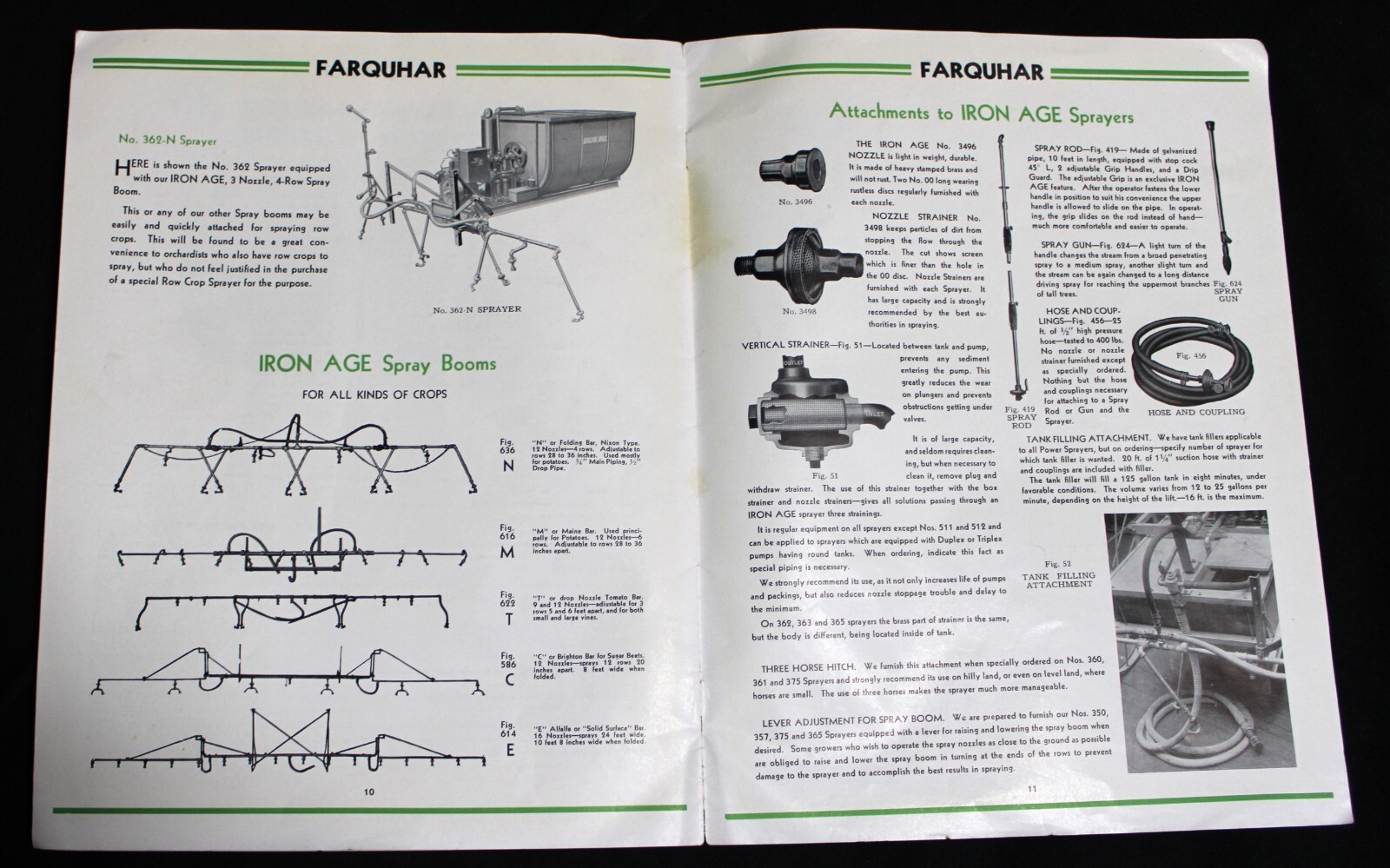 IRON AGE TRACTION AND POWER SPRAYERS FARMING EQUIPMENT SALES CATALOG EARLY 1900s