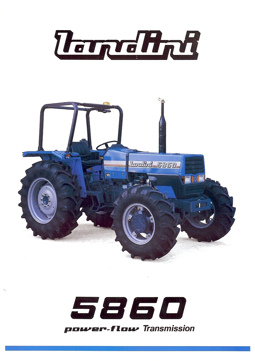 Farm Tractor Brochure – Landini – 5860 – c1992 (F2983)