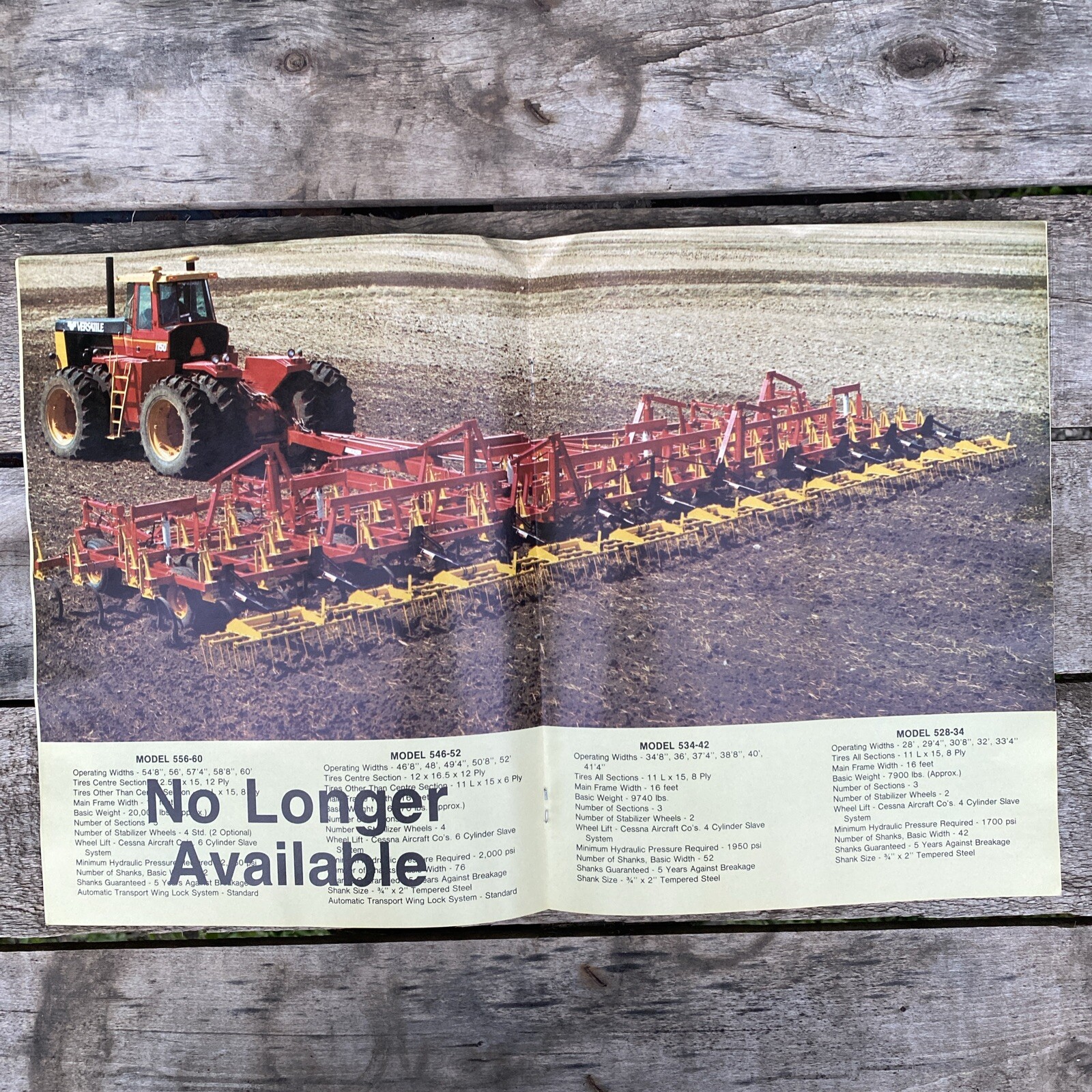 Bourgault Sales Brochure Dual-Purpose Cultivators 5 Row Series F.P. Bourgault In