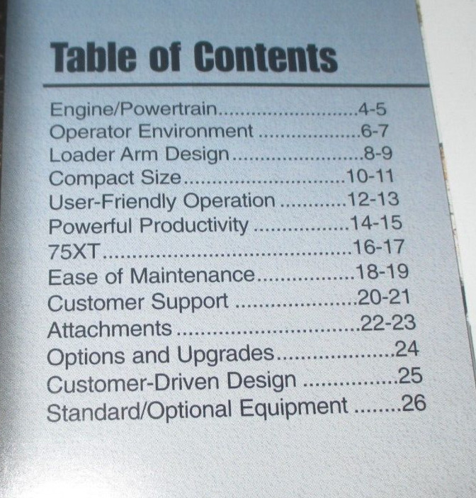 *Case 40XT 60XT 70XT 75XT Skid Steer Loader Sales Brochure Manual Literature Ad