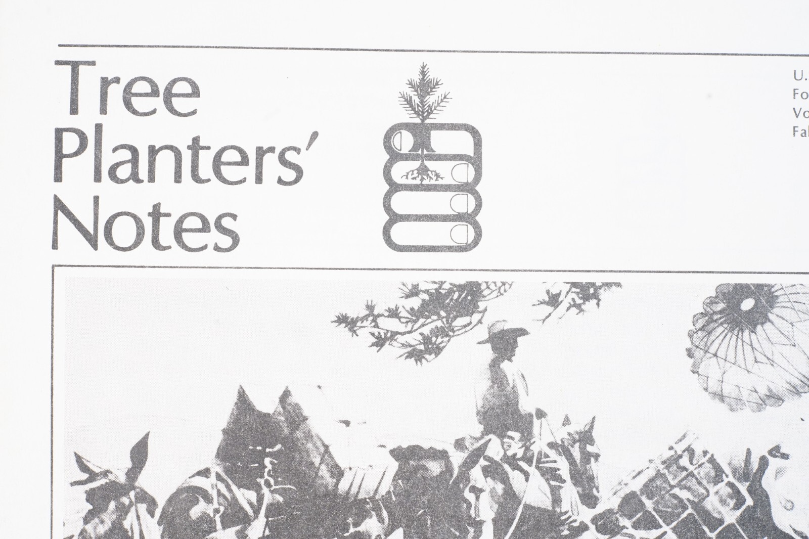 1979 USDA Tree Planters&rsquo; Notes Agricultural Brochure Vol. 30 No. 4