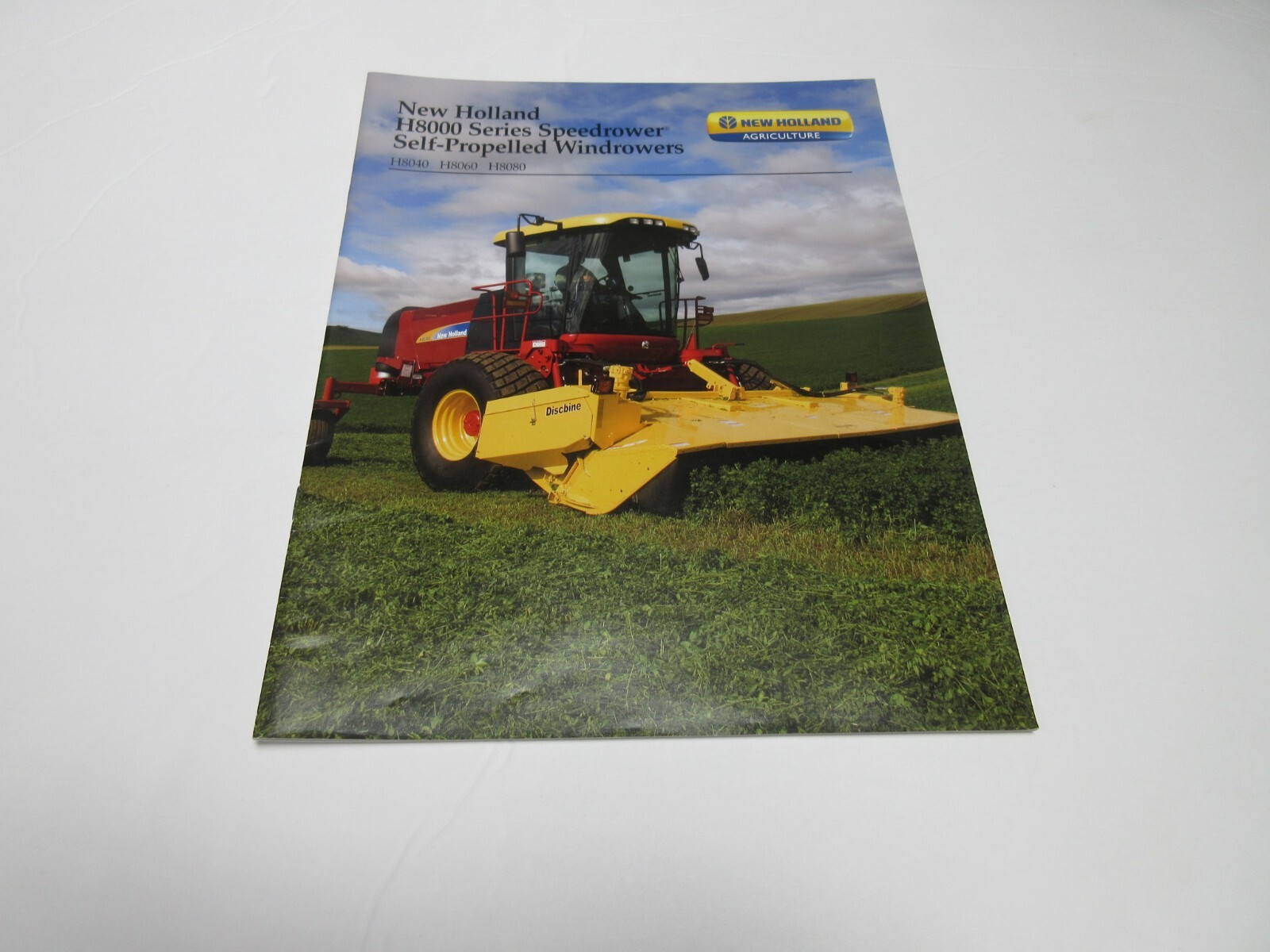 New Holland H8040 H8060, H8080 Self-Propelled Windrower Sales Brochure 20 Pages