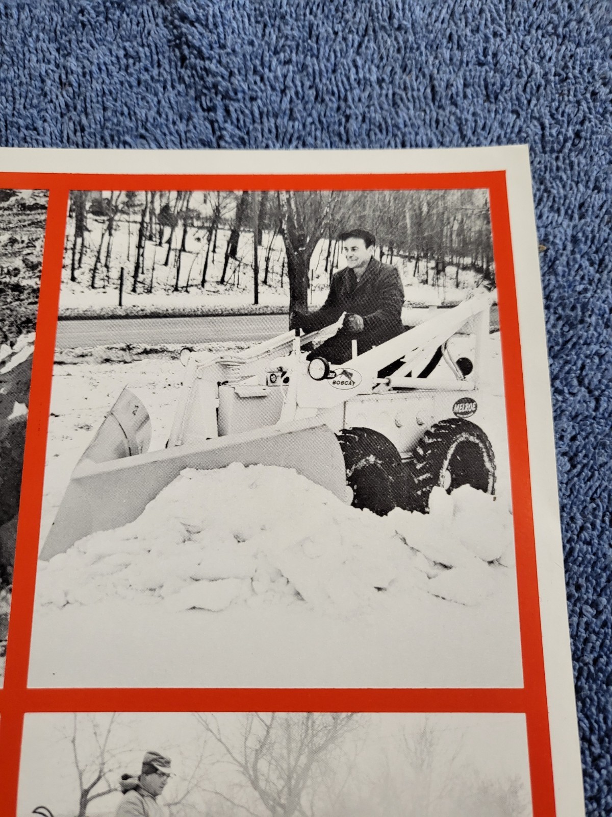 BROCHURE Vintage Melroe Bobcat M44 500 600 Skid Steer Loader Onan Kohler Wi 1966