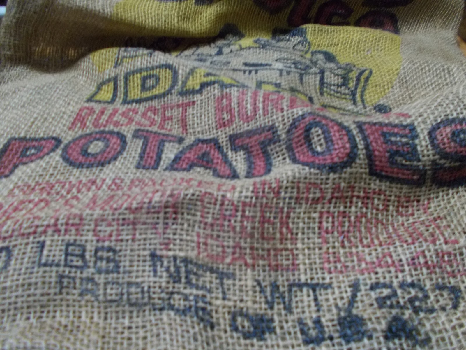 Family Choice 50Lb Potato Burlap Bag