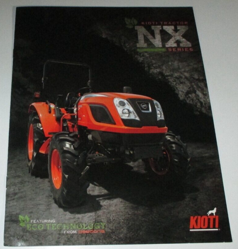 *Kioti NX Series Tractor Sales Brochure NX4510 NX5010 NX5510 NX6010 C/H/CH 10/13