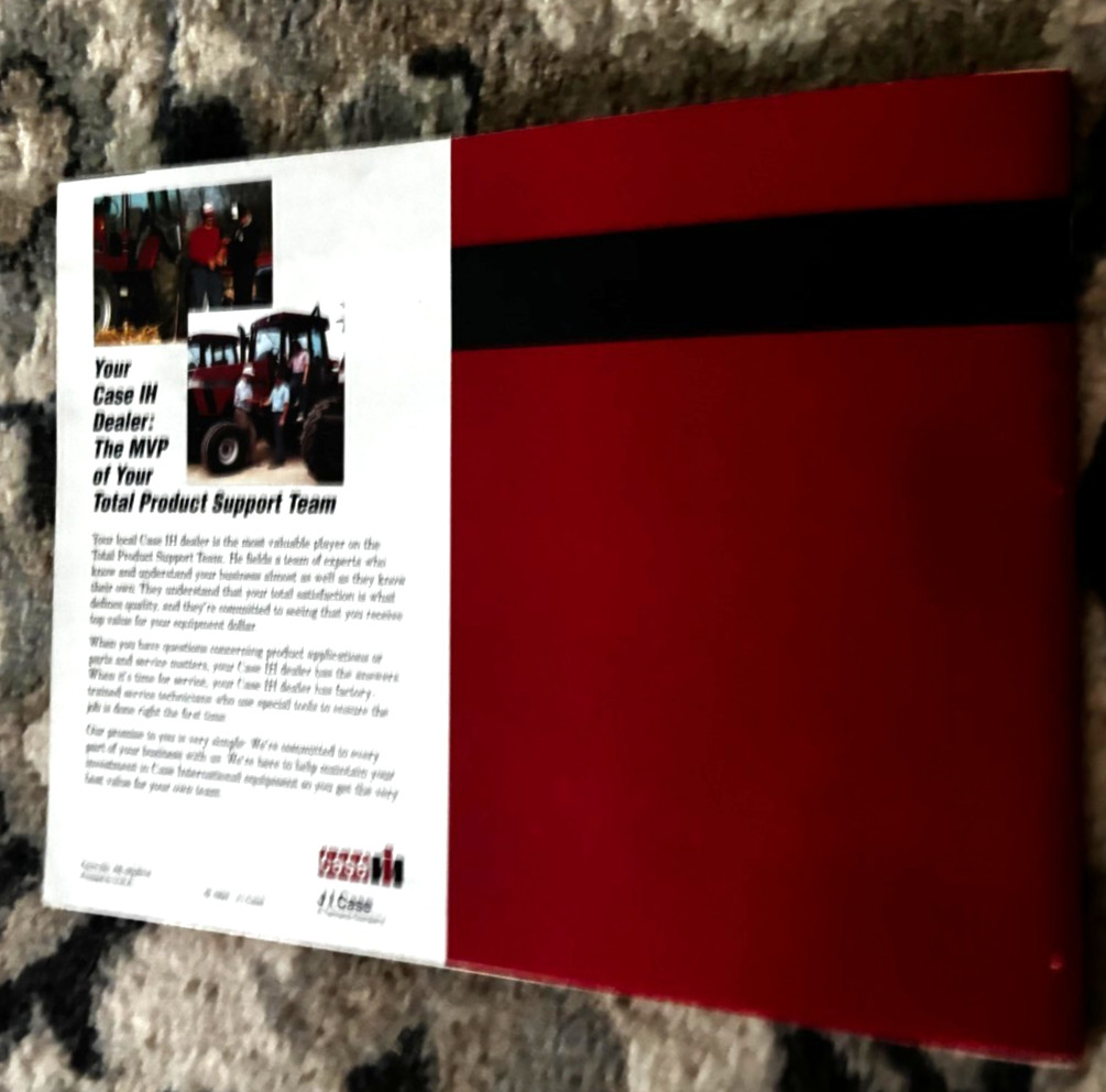 Case International Buyers Guide For 1994 Brochure DCPA26